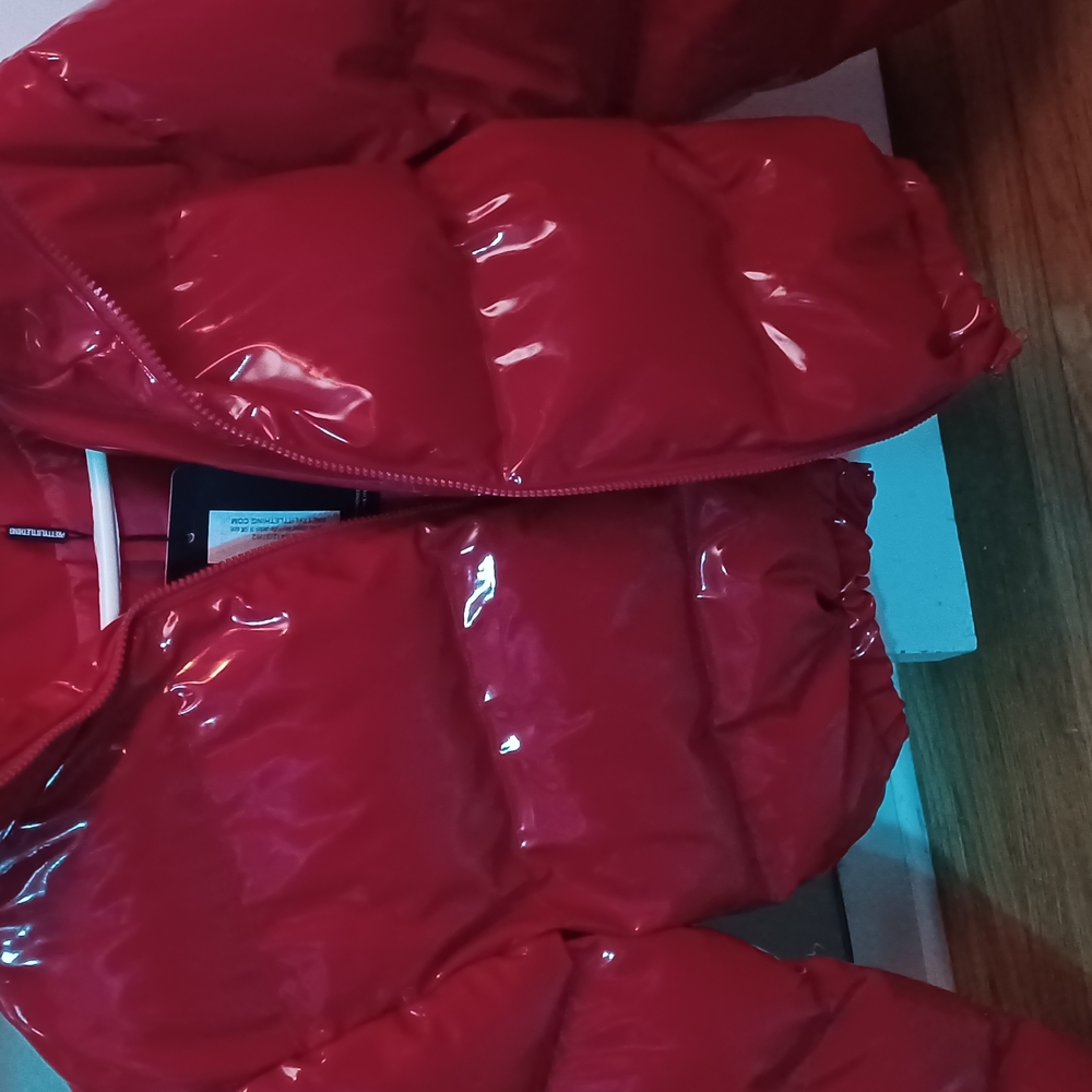 Woman Or Teen Red Puffer Jacket